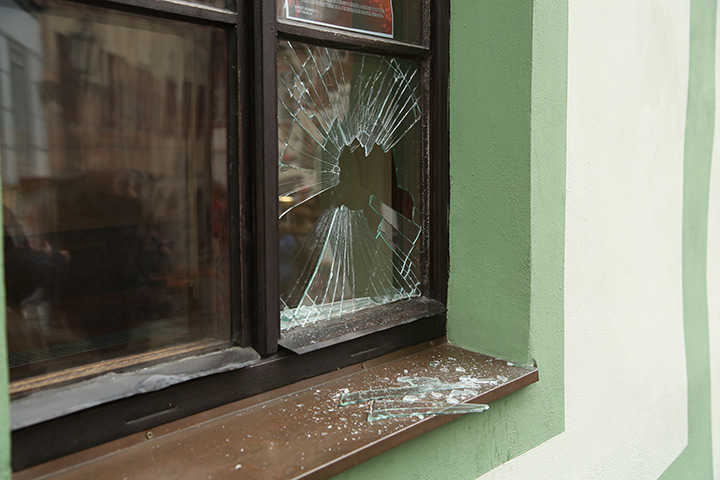 A2B Glass are able to board up broken windows while they are being repaired in Ramsgate.